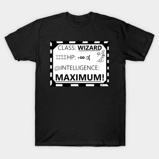 Wizarding Diploma Minus Infinity HP and Maximum Intelligence T-Shirt